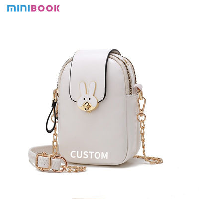 2024 Phone Women Leather Bag Lady Style with Crossbody Design and Pearl Tassel Detail