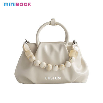 Designer Handbags for Women 2024 Summer Marble Chain Purse Ladies Fashion Pu Leather Bags