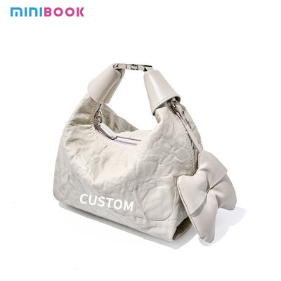 Women Shoulder Bags Tote Bag Candy ZIP Trendy 2024 Luxury Retro Genuine Leather Women