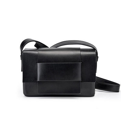 Tofu Bag Small Square Braided Single Shoulder Crossbody Bag with Zipper Hasp Closure