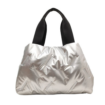 2023 Autumn and Winter Down Cloth Bag Large-Capacity Handbag for Women in Foreign Trade