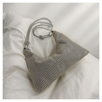 Portable and Fashionable PU Luxury Diamond Handbag for Female Crossbody Tote
