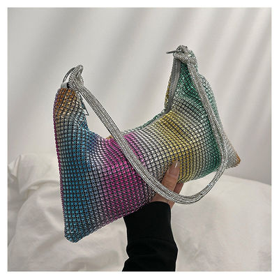 Portable and Fashionable PU Luxury Diamond Handbag for Female Crossbody Tote