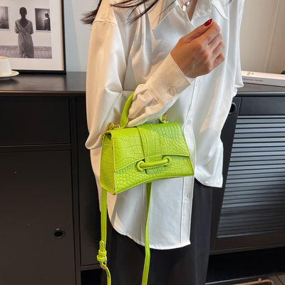 2024 Summer Trendy Fashion Crocodile Pattern Versatile Shoulder Mesengers Bag for Women