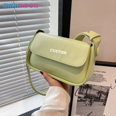 Main Material PU Women's Satchel Brans Handbag Fashion Luxury Shoulder Bag for Dating