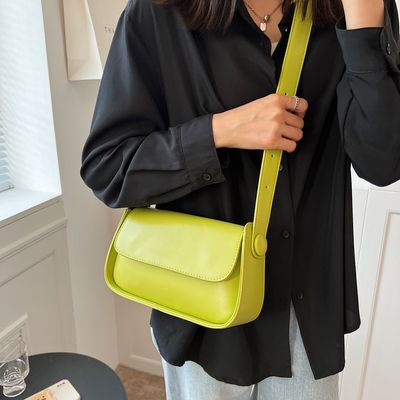 Main Material PU Women's Satchel Brans Handbag Fashion Luxury Shoulder Bag for Dating