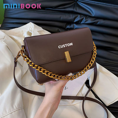 Simple and Versatile Chain Tote Crossbody Bag with Large Capacity Retro Shoulder Bag