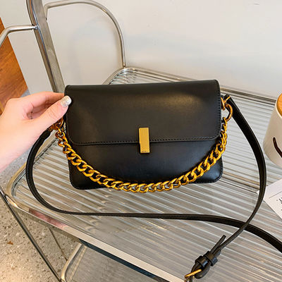 Simple and Versatile Chain Tote Crossbody Bag with Large Capacity Retro Shoulder Bag