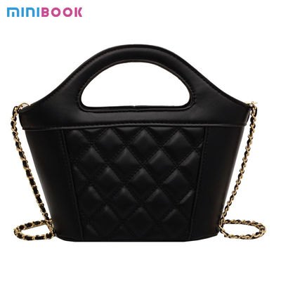 Mini Bucket Bag Purses PU Leather Small Handbag for Women Single Shoulder Ladies Hand Bags