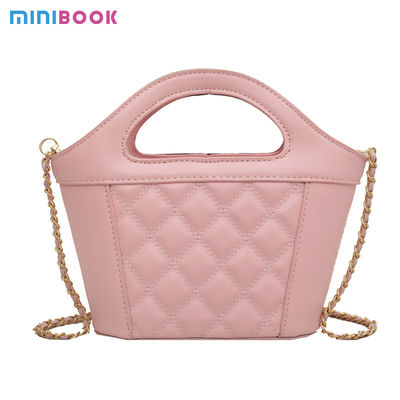 Mini Bucket Bag Purses PU Leather Small Handbag for Women Single Shoulder Ladies Hand Bags