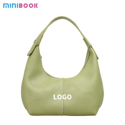 Custom Logo Handbags for Women Retro Vegan Leather Clutch Purse Tote Shoulder Bag