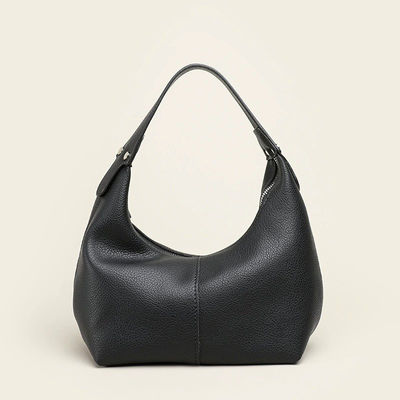 Custom Logo Handbags for Women Retro Vegan Leather Clutch Purse Tote Shoulder Bag