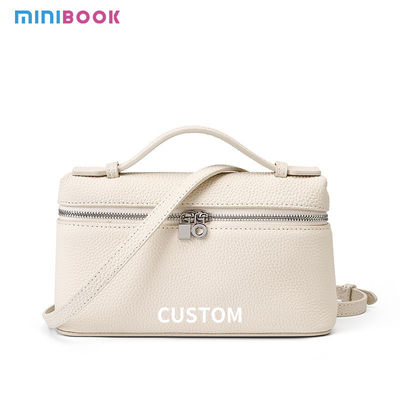 Versatile Style Genuine Leather Lunch Box Bag Gigi Same Style Crossbody Handbag for Lady's