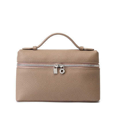 Versatile Style Genuine Leather Lunch Box Bag Gigi Same Style Crossbody Handbag for Lady's