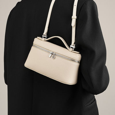 Versatile Style Genuine Leather Lunch Box Bag Gigi Same Style Crossbody Handbag for Lady's