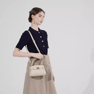 Simple Fashion Soft Cowhide Ladies Shoulder Bag Crossbody Bag for Women in Daily Life