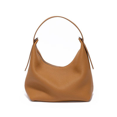 All Seasons Genuine Leather Large Lady Messenger Bag Lichee Pattern Soft Shoulder Bag
