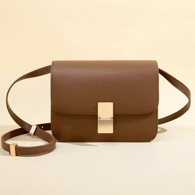 Daily Life Genuine Leather Ladies Tofu Bag Luxury Design Handbag Purse Small Shoulder