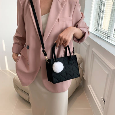 2023 Texture PU Messenger Bag Handbag Classic One Shoulder Crossbody adjustable strap Bag