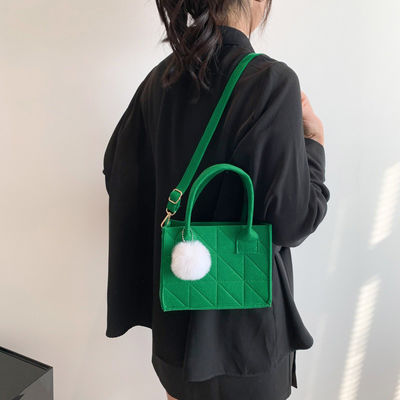 2023 Texture PU Messenger Bag Handbag Classic One Shoulder Crossbody adjustable strap Bag