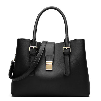 Casual Female PU Leather Handbag with Vintage Tote Bag and Luxury
