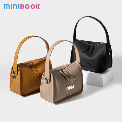Portable Custom Logo Leather Crossbody Shoulder Pillow Bag for Women's Shoulder Bags
