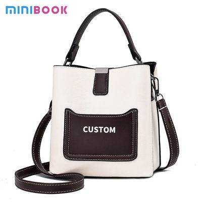 Retro Pink Small PU Leather Casual Teenager Ladies Shoulder Bag for Fashionable Women