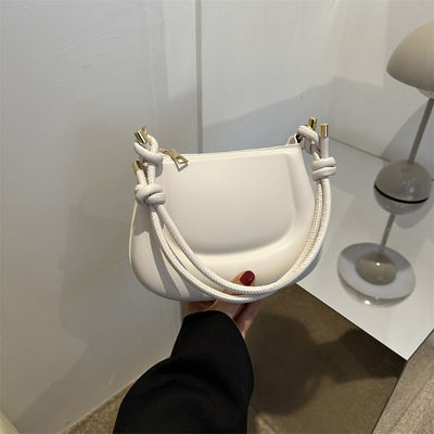2024 Summer Street Fashion Simple Solid Color Underarm Bag for Daily Life Convenience