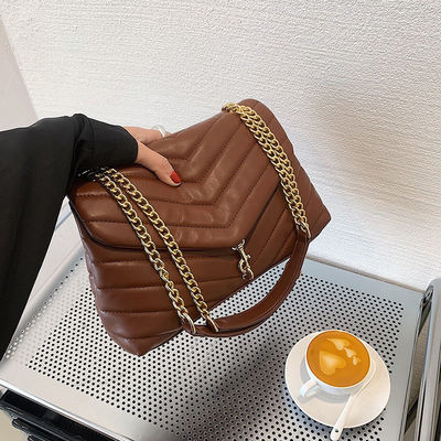 Single Strap Women's Branded Trending Shoulder Handbag Small PU Leather Crossbody Bag