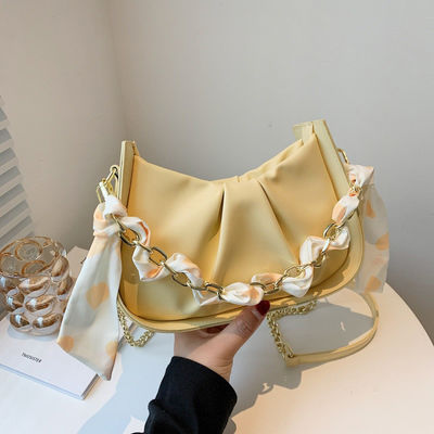 Polyester Lining Folded Cloud Bag Fashionable Handbags for Ladies from Top Handbag