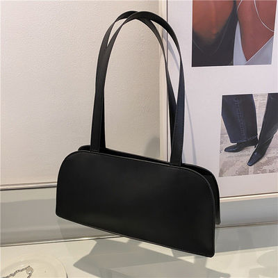 Popular Women's Hand Bags Korean Fashion Solid Color Custom Logo Single Shoulder Bag