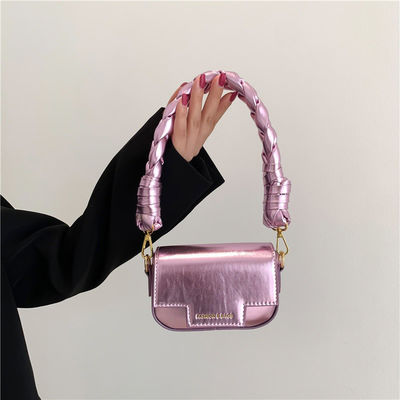 Fashion Laser Small Square Bag Woven Handbag Shoulder Bag For Women Single Handle
