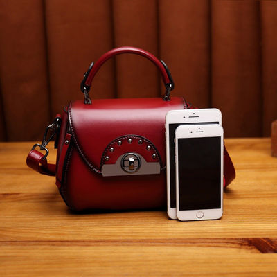 Shoulder Crossbody Bag All Seasons Retro Women's Bag Versatile Handheld Small Square Bag