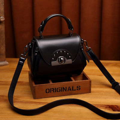 Shoulder Crossbody Bag All Seasons Retro Women's Bag Versatile Handheld Small Square Bag
