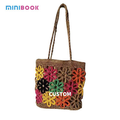 Summer Vacation Chic Hollow Carved Raffia Straw Beach Tote Bag for Women All Seasons