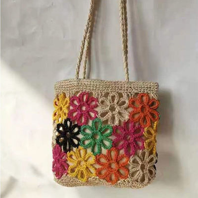 Summer Vacation Chic Hollow Carved Raffia Straw Beach Tote Bag for Women All Seasons