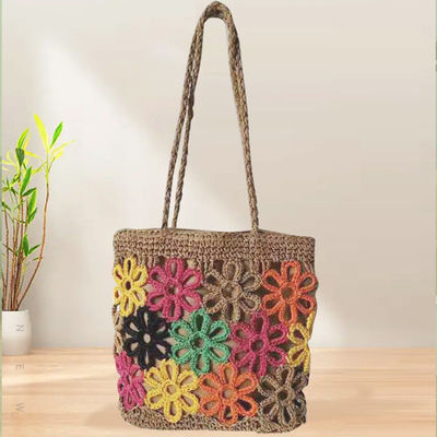Summer Vacation Chic Hollow Carved Raffia Straw Beach Tote Bag for Women All Seasons