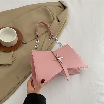 Custom Logo 2024 Trendy Purse Thick Chain Small Tote Shoulder Bags for Women Handbag