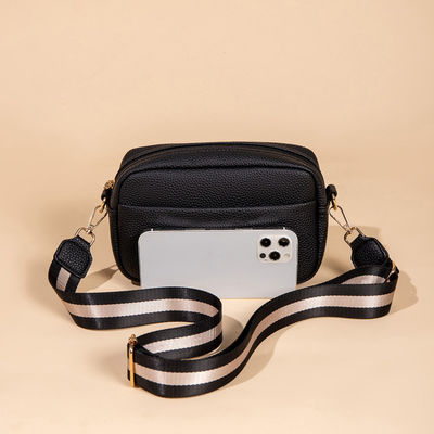 Korean Style Ladies Small Square Bag with Zipper Hasp Closure 2024 Hot Women Handbags