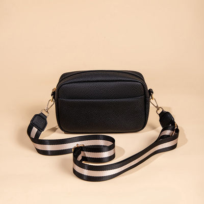 Korean Style Ladies Small Square Bag with Zipper Hasp Closure 2024 Hot Women Handbags
