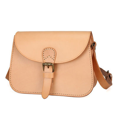 Top Layer Vegetable Tanned Cowhide Saddle Bag for Women Handcrafted Original Design