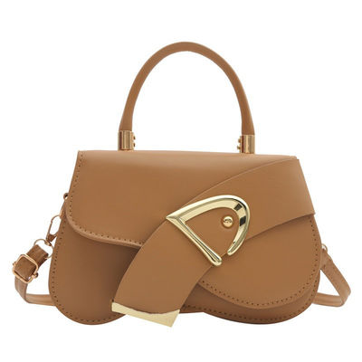 2024 Trendy Women's Genuine Leather Shoulder Purse in Vegan Leather with Underarm Lock