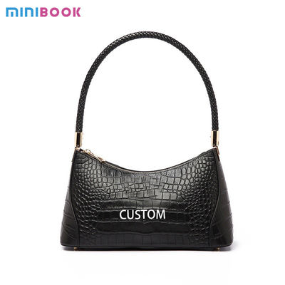 Trendy Genuine Leather Shoulder Underarm Bag for Daily Life Season All Seasons