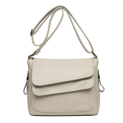 2024 Korean Style Women's Shoulder Bag Soft Leather Crossbody Bag for Daily Life