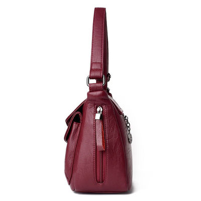 2024 Korean Style Women's Shoulder Bag Soft Leather Crossbody Bag for Daily Life