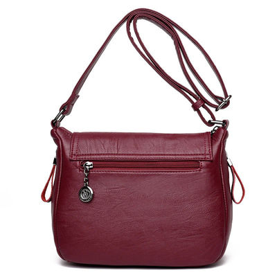 2024 Korean Style Women's Shoulder Bag Soft Leather Crossbody Bag for Daily Life
