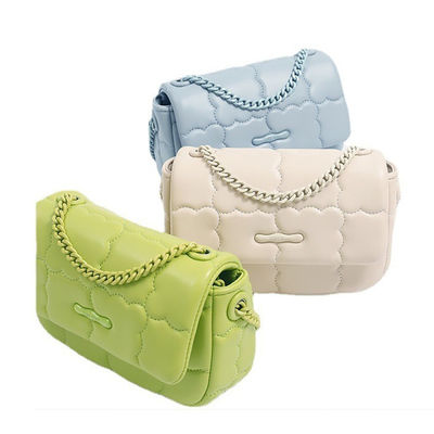 PU Niche Design Chain Bag Female Fashion Single Shoulder Crossbody Bag Women Small Fragrance Female Bag