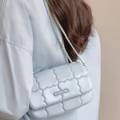 PU Niche Design Chain Bag Female Fashion Single Shoulder Crossbody Bag Women Small Fragrance Female Bag