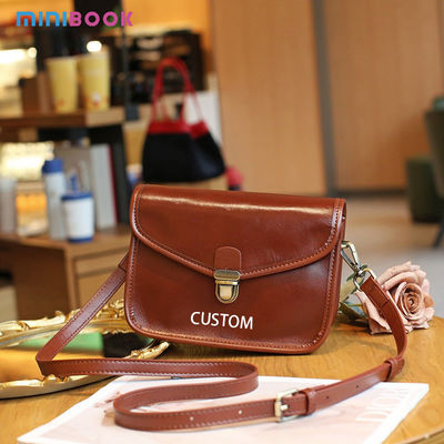 2024 Genuine Leather Shoulder Crossbody Bag with Polyester Lining and Large Capacity