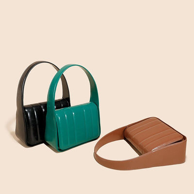 Single Handle Custom Solid Color Chain Crossbody Purse Bag for Fashionable Women